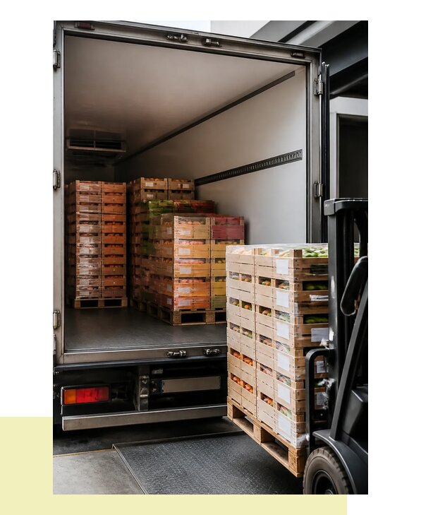 Перевозка сельхозпродукции на паллетах с доставкой в Гулькевичи